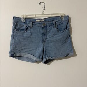 Levi's Light Blue Jean Shorts